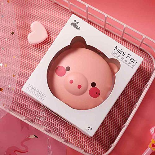 Cute Piggy Pocket LED Lights Mirror